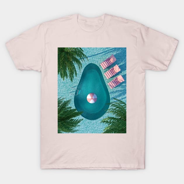 Avocado T-Shirt by NineSidedShape